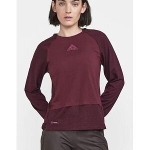 CRAFT Women's ADV Trail Wool Wind Long Sleeve Tee in Red Size: XL Red XL CRAFT Women's ADV Trail Wool Wind Long Sleeve Tee in Red Size: XL Red XL