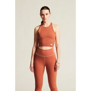 CRAFT Women's Collective Cropped Singlet in Burnt Orange Size: Small Burnt Orange S CRAFT Women's Collective Cropped Singlet in Burnt Orange Size: Small Burnt Orange S