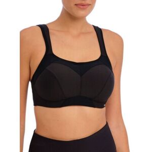 Freya Women's High-Octane Underwired Sports Bra in Black Size: 36FF Black 36FF Freya Women's High-Octane Underwired Sports Bra in Black Size: 36FF Black 36FF