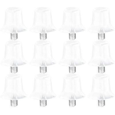 Uhlsport Nylon-Combi Football Studs 12 Pack in White White Uhlsport Nylon-Combi Football Studs 12 Pack in White White