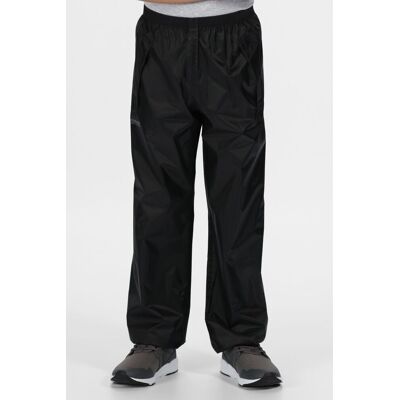 Regatta Stormbreak Waterproof Overtrousers in Jet Black Size: 9-10 Years Jet Black 9-10 Years Regatta Stormbreak Waterproof Overtrousers in Jet Black Size: 9-10 Years Jet Black 9-10 Years