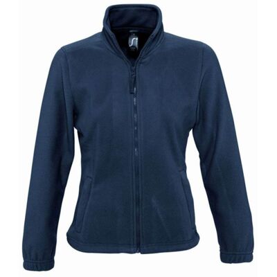 SOLS Womens North Full Zip Fleece Jacket - Women’s Navy Fleece SOLS Womens North Full Zip Fleece Jacket - Women’s Navy Fleece