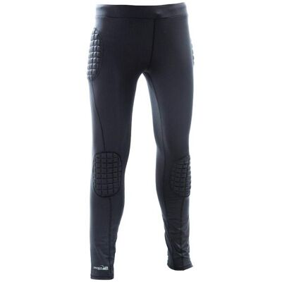 Precision Men's Padded Baselayer Goalkeeper Thermal Leggings in Black Size: Large Black L Precision Men's Padded Baselayer Goalkeeper Thermal Leggings in Black Size: Large Black L
