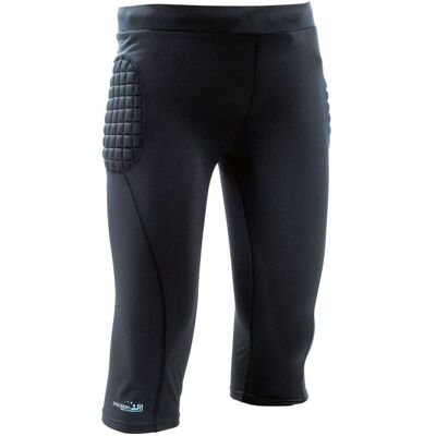 Precision Men's Padded 3 4 Baselayer Goalkeeper Thermal Bottoms in Black Size: Small Black S Precision Men's Padded 3 4 Baselayer Goalkeeper Thermal Bottoms in Black Size: Small Black S