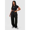 boohoo Plus Loopback Wide Leg Jogger