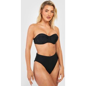 boohoo Underwired Padded High Waist Bikini Set