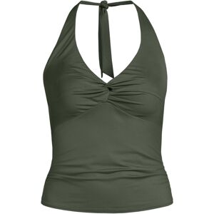 lands end Lands' End Women's Knot Twist Halter Tankini Top in Olive Size: 16 Olive 16 lands end Lands' End Women's Knot Twist Halter Tankini Top in Olive Size: 16 Olive 16