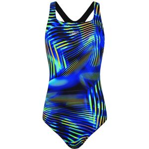 Speedo Women's Printed Medalist Blue Swimsuit Size: 12 Blue 12 Speedo Women's Printed Medalist Blue Swimsuit Size: 12 Blue 12