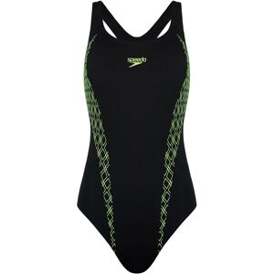Speedo Women's Placement Muscleback Black Swimsuit Size: 16 Black 16 Speedo Women's Placement Muscleback Black Swimsuit Size: 16 Black 16