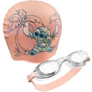 Disney Women's Stitch Swimming Cap & Goggles Multicolor One Size Disney Women's Stitch Swimming Cap & Goggles Multicolor One Size