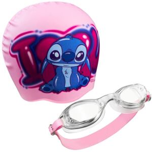 Disney Women's Stitch Swimming Cap & Goggles Multicolor One Size Disney Women's Stitch Swimming Cap & Goggles Multicolor One Size