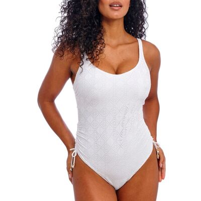 Freya Women's Nomad Nights Underwired Swimsuit in White Size: 32E White 32E Freya Women's Nomad Nights Underwired Swimsuit in White Size: 32E White 32E