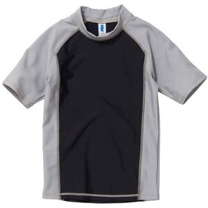 H2O Boy's Plain Short Sleeve Swim Rash Top in Black Size: 7-8 Years Black 7-8 Years H2O Boy's Plain Short Sleeve Swim Rash Top in Black Size: 7-8 Years Black 7-8 Years