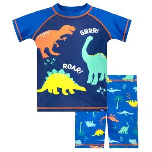 Harry Bear Boy's Dinosaur 2 Piece Swim Set in Blue Size: 5-6 Years Blue 5-6 Years Harry Bear Boy's Dinosaur 2 Piece Swim Set in Blue Size: 5-6 Years Blue 5-6 Years