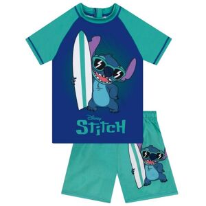 Disney Boy's Lilo & Stitch Rash Guard & Swim Shorts in Blue Size: 10-11 Years Blue 10-11 Years Disney Boy's Lilo & Stitch Rash Guard & Swim Shorts in Blue Size: 10-11 Years Blue 10-11 Years
