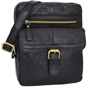 House of Leather Men's Mens Real Leather Cross Body Bag Flight Pouch Ashton Black Size: Small Black Small House of Leather Men's Mens Real Leather Cross Body Bag Flight Pouch Ashton Black Size: Small Black Small