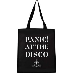 Panic at the Disco Men's Death Of A Bachelor Cotton Tote Bag in Black Black One Size Panic at the Disco Men's Death Of A Bachelor Cotton Tote Bag in Black Black One Size