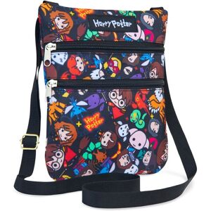 Harry Potter Women's Crossbody Bag Shoulder Zipped Compartments Phone in Black Black One Size Harry Potter Women's Crossbody Bag Shoulder Zipped Compartments Phone in Black Black One Size
