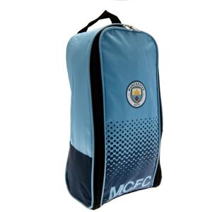 Manchester City FC Men's Face Design Boot Bag in Blue Blue One Size Manchester City FC Men's Face Design Boot Bag in Blue Blue One Size