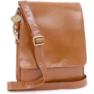 Catwalk Collection Handbags Women's City Large Cross Body Messenger Bag in Tan Tan Large Catwalk Collection Handbags Women's City Large Cross Body Messenger Bag in Tan Tan Large