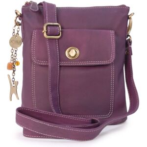 Catwalk Collection Handbags Women's Laura Small Leather Cross Body Bag in Purple Purple Small Catwalk Collection Handbags Women's Laura Small Leather Cross Body Bag in Purple Purple Small