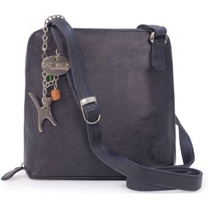 Catwalk Collection Handbags Women's Eleanor Leather Cross Body Bag in Blue Size: Medium Blue Medium Catwalk Collection Handbags Women's Eleanor Leather Cross Body Bag in Blue Size: Medium Blue Medium