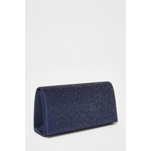 Quiz Women's Navy Diamante Embellished Clutch Bag Navy One Size Quiz Women's Navy Diamante Embellished Clutch Bag Navy One Size