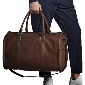 Quadra Men's Leather Cabin Bag in Tan Tan One Size Quadra Men's Leather Cabin Bag in Tan Tan One Size