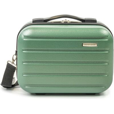 Pierre Cardin Voyager 10" Hardshell Vanity Case Lightweight Durable Cabin Luggage in Khaki Size: Mini Cabin Khaki Mini Cabin Pierre Cardin Voyager 10" Hardshell Vanity Case Lightweight Durable Cabin Luggage in Khaki Size: Mini Cabin Khaki Mini Cabin