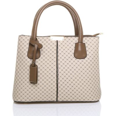 AJVANI Women's Everyday Tote Bag Handbag in Beige Beige AJVANI Women's Everyday Tote Bag Handbag in Beige Beige