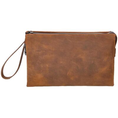 House of Leather Men's Mens Real Leather Wrist Bag Lockable Clutch Organiser Travel Pouch Thames Black in Light Brown Size: Small Light Brown Small House of Leather Men's Mens Real Leather Wrist Bag Lockable Clutch Organiser Travel Pouch Thames Black in Light Brown Size: Small Light Brown Small