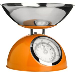 Orsina Premium Constructed 5Kg Red Kitchen Scale, Retro Style Kitchen Scale, Iron Steel Constructed Baking Scale in Orange Orange Orsina Premium Constructed 5Kg Red Kitchen Scale, Retro Style Kitchen Scale, Iron Steel Constructed Baking Scale in Orange Orange