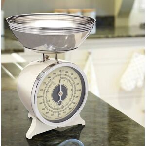 KitchenCraft Classic Collection Mechanical Kitchen Scale, Cream Cream KitchenCraft Classic Collection Mechanical Kitchen Scale, Cream Cream