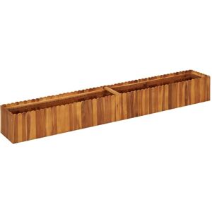 Berkfield Home Garden Raised Bed 200x30x25 cm Solid Acacia Wood in Brown Size: 200 x 30 x 25 cm Brown 200 x 30 x 25 cm Berkfield Home Garden Raised Bed 200x30x25 cm Solid Acacia Wood in Brown Size: 200 x 30 x 25 cm Brown 200 x 30 x 25 cm