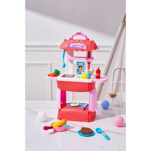 H&O Direct Portable Kitchen Toys Suitable for Children's Role-Playing Game Set Multicolor H&O Direct Portable Kitchen Toys Suitable for Children's Role-Playing Game Set Multicolor