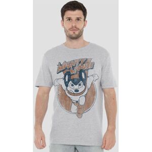 Paramount Home Entertainment Mighty Mouse Flying With Purpose Unisex T-Shirt, Heather Gray in Light Grey Size: XL Light Grey XL Paramount Home Entertainment Mighty Mouse Flying With Purpose Unisex T-Shirt, Heather Gray in Light Grey Size: XL Light Grey XL