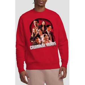 Paramount Home Entertainment Criminal Minds Brain Trust Crew Sweatshirt, Red Size: Large Red L Paramount Home Entertainment Criminal Minds Brain Trust Crew Sweatshirt, Red Size: Large Red L
