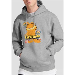 Paramount Home Entertainment Garfield Movie Cattitude Unisex Hoodie, Athletic Heather in Light Grey Size: XL Light Grey XL Paramount Home Entertainment Garfield Movie Cattitude Unisex Hoodie, Athletic Heather in Light Grey Size: XL Light Grey XL