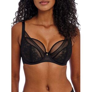 Freya Women's Sydnie High Apex Plunge Bra in Black Size: 36D Black 36D Freya Women's Sydnie High Apex Plunge Bra in Black Size: 36D Black 36D