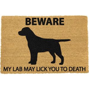 Artsy Mats Labrador doormat - Regular 60x40cm in Black Size: 40 cm x 60 cm Black 40 cm x 60 cm Artsy Mats Labrador doormat - Regular 60x40cm in Black Size: 40 cm x 60 cm Black 40 cm x 60 cm