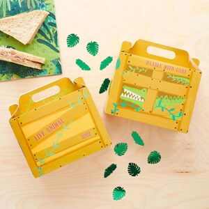 Club Green Jungle Lunch/Party Box - Pack of 5 Multicolor Club Green Jungle Lunch/Party Box - Pack of 5 Multicolor