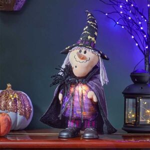 Garden Greatness Animated Standing Halloween Witch Decoration in Purple Size: 1 Pack Purple 1 Pack Garden Greatness Animated Standing Halloween Witch Decoration in Purple Size: 1 Pack Purple 1 Pack