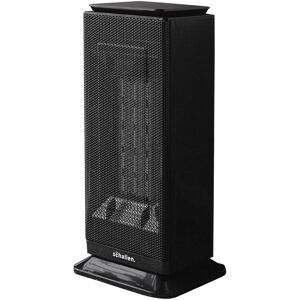 Schallen Men's Oscillating Wall Mounted Over Door PTC Heater with LED Digital Display, 24 Hour Timer & Remote Control (Black) in Black Black Schallen Men's Oscillating Wall Mounted Over Door PTC Heater with LED Digital Display, 24 Hour Timer & Remote Control (Black) in Black Black