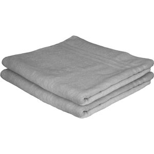Nicola Spring Cotton Bath Sheets - 160cm x 90cm - Pack of 2 in Grey Size: Bath Sheet Grey Bath Sheet Nicola Spring Cotton Bath Sheets - 160cm x 90cm - Pack of 2 in Grey Size: Bath Sheet Grey Bath Sheet