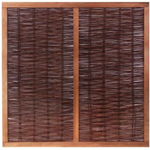 Primrose Premium Framed Willow Hurdle Natural Handwoven Fence Panel 6ft x 3ft in None None Primrose Premium Framed Willow Hurdle Natural Handwoven Fence Panel 6ft x 3ft in None None