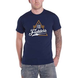 Foo Fighters Triangle Band Logo T-Shirt in Navy Size: 2XL Navy 2XL Foo Fighters Triangle Band Logo T-Shirt in Navy Size: 2XL Navy 2XL