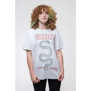 Nirvana Serve the Servants T-Shirt in White Size: 2XL White 2XL Nirvana Serve the Servants T-Shirt in White Size: 2XL White 2XL