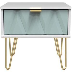 Ready Assembled 2 U Dallas 1 Drawer Bedside (Ready Assembled) in Duck Egg Blue Duck Egg Blue Ready Assembled 2 U Dallas 1 Drawer Bedside (Ready Assembled) in Duck Egg Blue Duck Egg Blue