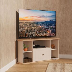 Ready Assembled 2 U Norton Corner TV Unit (Ready Assembled) in Taupe Size: Medium Taupe Medium Ready Assembled 2 U Norton Corner TV Unit (Ready Assembled) in Taupe Size: Medium Taupe Medium