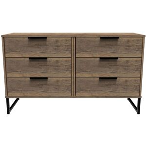 Ready Assembled 2 U Fuji 6 Drawer Chest (Ready Assembled) in Dark Brown Dark Brown Ready Assembled 2 U Fuji 6 Drawer Chest (Ready Assembled) in Dark Brown Dark Brown